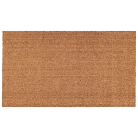 Configuracion 24 x 36 in. Natural Coir with Vinyl Backing Rectangular Doormat CO2830943